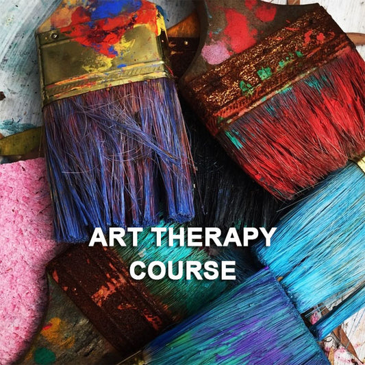 Colorful paint brushes symbolizing our Art Therapy Practitioner Course.
