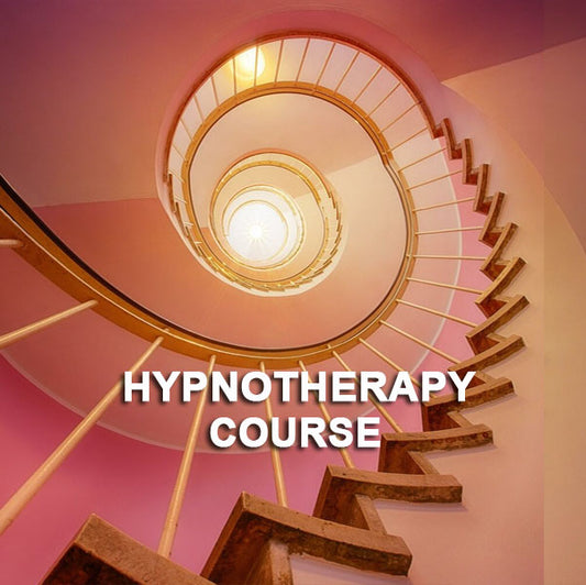 Circular staircase illustrating our Hypnotherapy Practitioner Course.