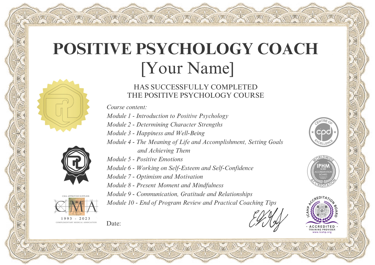 Enhance Mental Wellness Through Our Positive Psychology Coach Certification Course